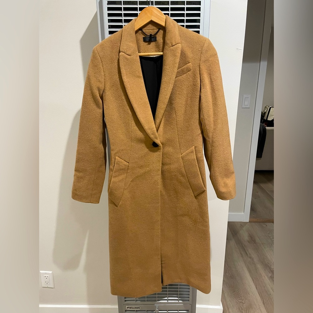 Rag & Bone wool camel coat